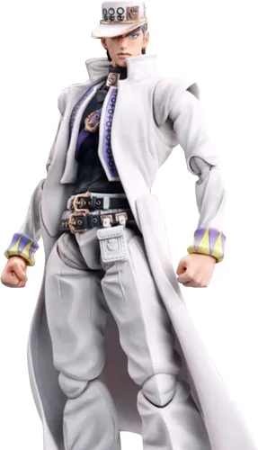 Vista 7 de QAHEART Figuras de Brando Kujo Jotaro/Joseph Joestar - Figura de anime, estatuas de acción ultra movibles, adornos
