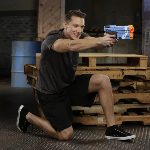 Vista 4 de Nerf Rival Kronos XVIII-500 Blaster, azul (exclusivo de Amazon)