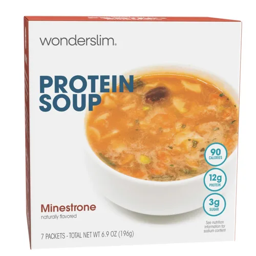 Vista 10 de Mezcla para sopa dietética WonderSlim de alto contenido de proteínas