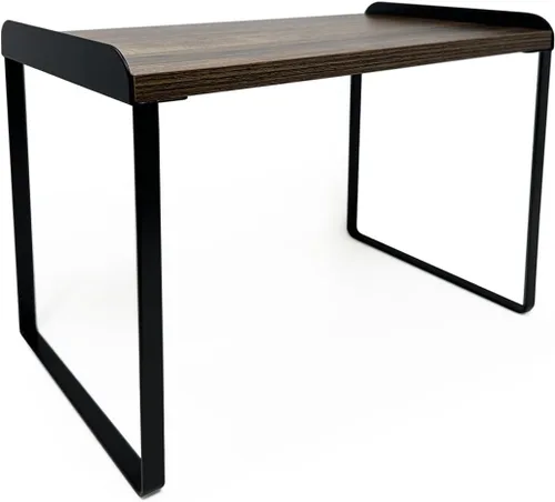 Vista 9 de Mitus Organizador y almacenamiento de estantes, estante apilable de madera escalonada para encimeras, escritorios, gabinetes (juego de 2) 12