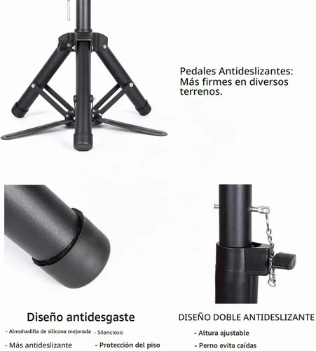 Vista 5 de AliLeader Trípode con soporte para peluca de 50 pulgadas y 3 brazos