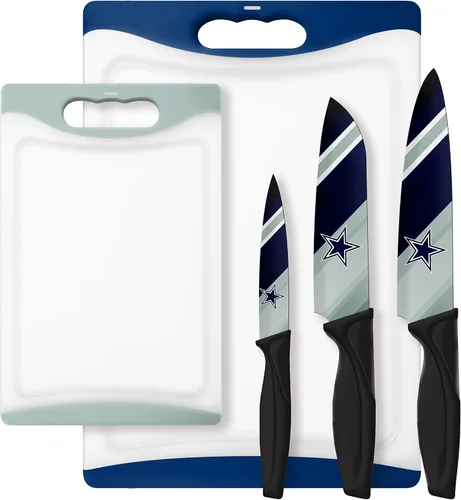 Vista 8 de The Sports Vault NFL unisex-adult 5-Piece & Cutting Board Set