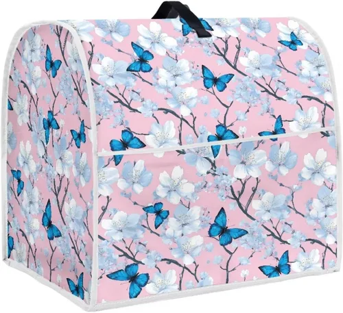 Vista 33 de Talayituse Beach Turtle Starfish Print Stand Mixer Cover for 4.5-5 Quarts Kitchen Aid, Washable Mixer Dust Cover with Handle and Pocket Kitchen