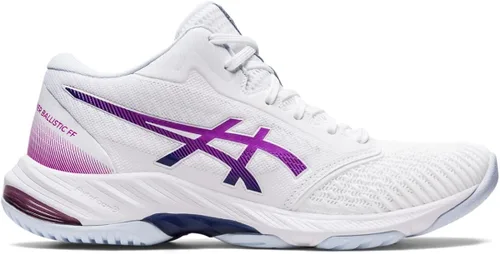 Vista 4 de ASICS Netburner Ballistic FlyteFoam Mid Top 3 - Zapatos de voleibol para mujer