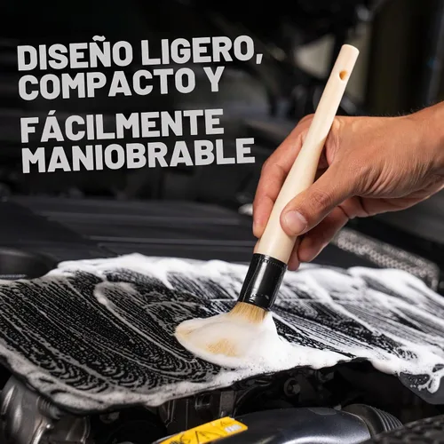 Vista 3 de Chemical Guys, Cepillo para detallar el cabello de jabalíes para ruedas