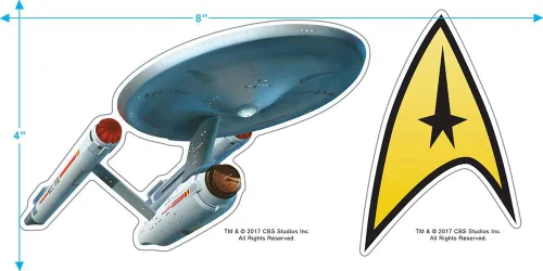 Vista 4 de Popfunk Camiseta clásica de Star Trek Space The Final Frontier