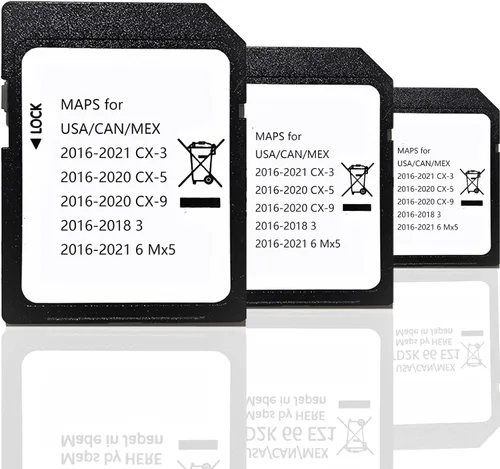 Vista 6 de Tarjeta SD de navegación más reciente para Maz-da 3 6 CX-3 CX-5 CX-9 Navegación SD Card Map USA/CA/MEX