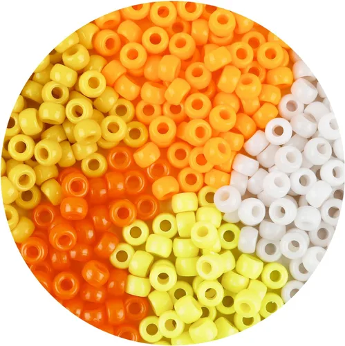 Vista 39 de Cuentas Pony 1100 Piezas, Cuentas para Hacer Joyas, Cuentas para Hacer Pulseras, Cuentas de Plástico para Manualidades para Trenzas para Niñas Negro