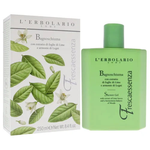 Vista 3 de L'Erbolario Frescaessenza Gel de ducha, delicado pero increíblemente energizante, perfecto para una limpieza profunda, restaura la flexibilidad a