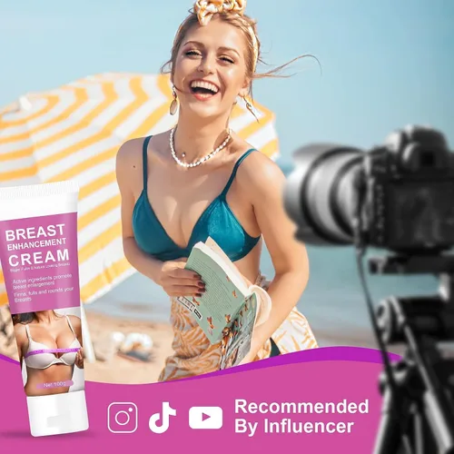 Vista 5 de Senhorita Crema para realzar los senos, crema natural de agrandamiento de senos de crecimiento rápido, crema reafirmante y levantadora, nutritiva
