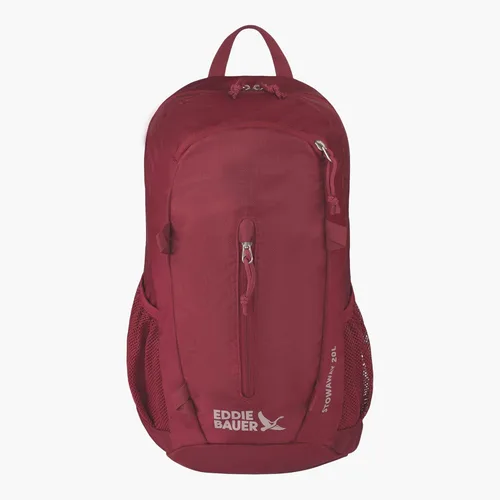 Vista 9 de Eddie Bauer Stowaway Mochila Empacable Viaje Exterior Ligera Plegable Duradera Poliéster Ripstop 30L - Cereza Negra