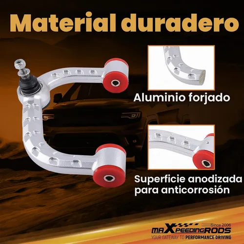 Vista 3 de maXpeedingrods Brazo de control de aluminio de elevación de 2-4 pulgadas para F-150 2004-2020, para Ford Expedition Navigator 2006-2022, brazos