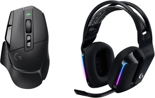 Vista 30 de Logitech G 502 X Lightspeed - Mouse inalámbrico para juegos + alfombrilla de mouse de carga inalámbrica Powerplay 2, color negro
