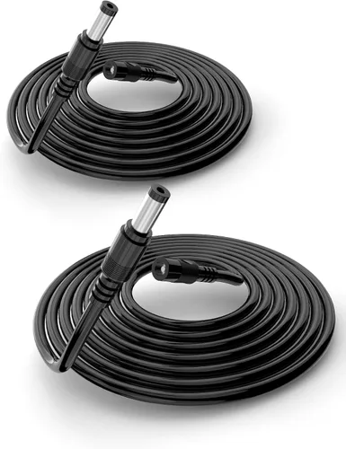 Vista 15 de Tonton Survelliance DVR - Paquete de 2 cables de extensión de alimentación CC de 3.3 pies x 0.083 in 5521 macho a hembra de 12 V CC compatible