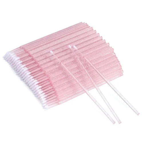 Vista 11 de G2PLUS Micro Hisopos - 100 piezas Hisopos de Algodón para Maquillaje, Aplicadores Desechables Negros Cepillo para Uñas, Delineador de Ojos