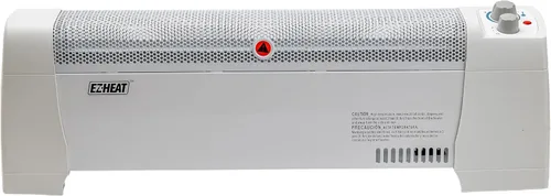 Vista 7 de EZ-HEAT Calentador de Espacio de Zócalo de 1,500 Vatios con Termostato Ajustable, Paneles Terminales a Prueba de Abolladuras, Protección contra
