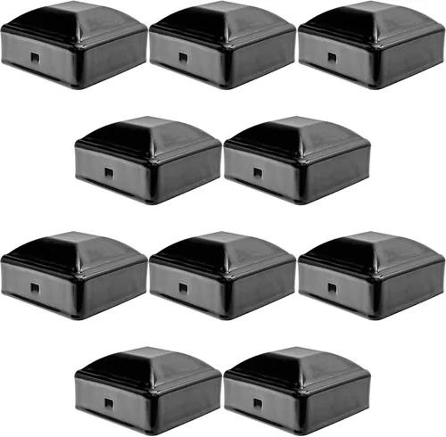 Vista 7 de Tapa ornamental para postes de valla de hierro para postes de valla de 2 x 2 pulgadas, también conocida como tapa de poste de valla de hierro