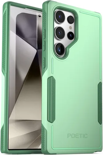 Vista 13 de Poetic Neon Series - Funda compatible con Galaxy S24 Ultra 5G de 6.8 pulgadas, doble capa, resistente, resistente, ligera, delgada, a prueba de Negro