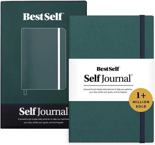 Vista 11 de BestSelf Diario de Autosuperación y Planificador de Objetivos de 13 Semanas – Diario Diario sin Fecha Amigable para TDAH para Hombres y Mujeres