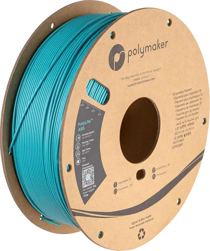 Vista 14 de Polymaker Filamento ABS Pro para impresora 3D de 0.069 pulgadas, color negro, ABS de grado de ingeniería de 2.2 lbs con alta resistencia al calor