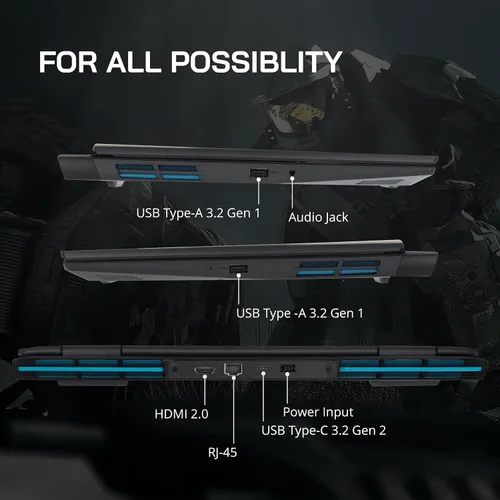 Vista 9 de LENOVO IdeaPad Gaming 3 - Laptop para juegos, pantalla FHD de 15.6 pulgadas de 120 Hz, AMD Ryzen 5 6600H, 64 GB de RAM, SSD PCIe de 2 TB, NVIDIA