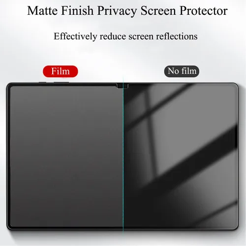 Vista 3 de Paquete de 1 protector de pantalla de privacidad para Samsung Galaxy Tab S10 Plus/Samsung Galaxy Tab S9 Plus 2023/Samsung Galaxy Tab S8 Plus