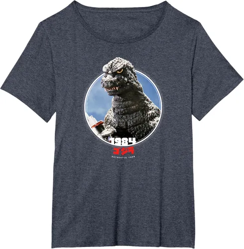 Vista 76 de Godzilla 1984 El regreso de Godzilla Icons of Toho - Camiseta pequeña Negro