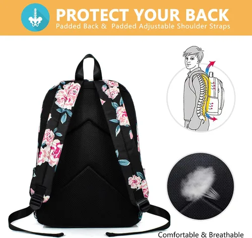Vista 3 de Leaper - Mochila elegante de viaje o para el colegio), BP5078