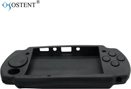 Vista 2 de OSTENT Funda protectora de silicona suave para viaje funda de transporte para Sony PSP 20003000 color negro