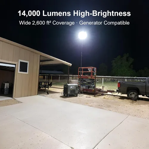 Vista 5 de Kekeou Luz de inundación LED de 100 W para exteriores con enchufe e interruptor y cable de alimentación de 6.56 pies, 14000 lm 6500 K, área LED