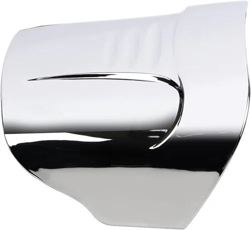 Vista 4 de Cubierta de plástico ABS cromado para luz trasera, sin ranuras, compatible con Harley Wide Glide Touring Street Electra Glide Road King Glide