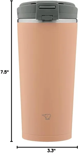 Vista 9 de Zojirushi SX-KA30CM - Vaso portátil de acero inoxidable, 11 onzas, Beige canela