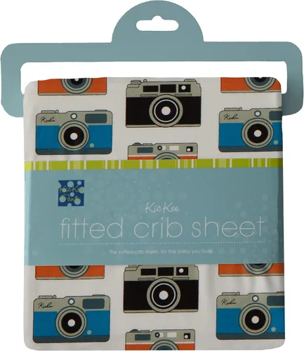 Vista 11 de KicKee - Sábana bajera ajustable para cuna de bebé, impresiones adorables para colchón de cuna, hecha de viscosa de bambú para ropa de cama de bebé