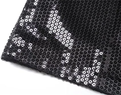 Vista 4 de Xfang chamarra para dizfraz MJ Billie Jean con guante Negro