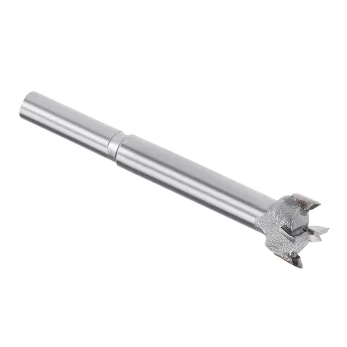 Vista 7 de Forstner Broca - Broca de carburo de tungsteno de 0.98 pulgadas para muebles de madera, bisagra, carpintería, vástago redondo, gris