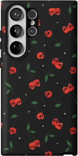 Vista 402 de Casely Funda para Galaxy S9 Postura de cadáver Yoga de esqueleto Diseño protector delgado esencial de doble capa