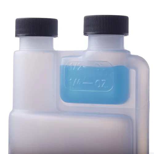 Vista 5 de Consolidated Plastics 41392 Despachador graduado HDPE con tapas, 8 oz., natural, 12