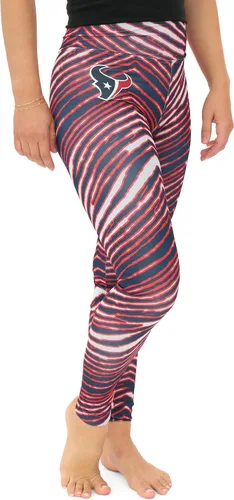 Vista 94 de Zubaz NFL Mallas para mujer de longitud completa de cintura alta básica 1.0