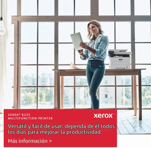 Vista 5 de Xerox Impresora láser inalámbrica todo en uno B235DNI en blanco y negro