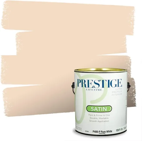 Vista 90 de PRESTIGE Pintura exterior e imprimación en uno, bronceado Aberdeen, plano, 1 galón