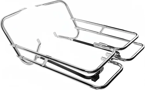 Vista 15 de TCT-MOTORPARTS Soporte de protección de alforja para Harley Electra Glide FLHT FLHTC FLHTCU 97-08 Cromado