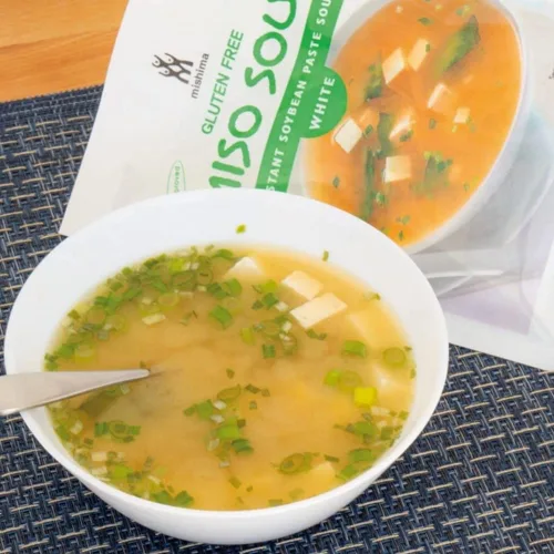 Vista 5 de Mishima Mezcla de sopa instantánea, miso blanco, paquetes de 1.05 onzas (paquete de 12)