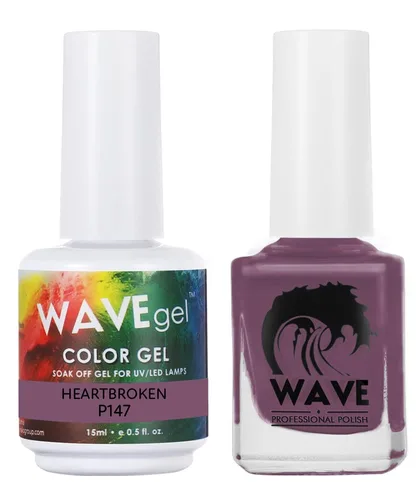 Vista 38 de WAVEGEL - Juego dúo de gel y esmalte de uñas a juego - Colección Simplicity - #P109 Blizzard I 0.5 onzas