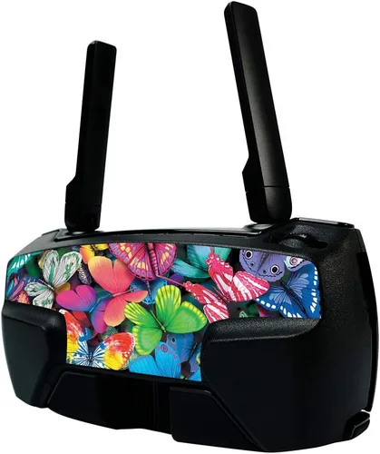 Vista 5 de MightySkins Skin para DJI Mavic Mini Drone Quadcopter portátil – Fiesta de mariposas Funda protectora de vinilo duradera y única Fácil