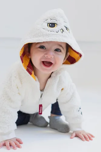 Vista 3 de Harry Potter Hedwig - Disfraz de búho con capucha y cremallera para recién nacido a niño pequeño