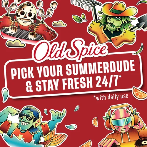 Vista 11 de Old Spice Desodorante antitranspirante Dry Feel para hombres, Summerdudes, protección 24/7 contra el sudor y el olor, frescura soleada 24/7 y aroma