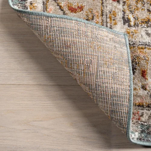 Vista 5 de nuLOOM Performance - Alfombra de estilo oriental, diseño vintage, duradera, fácil de limpiar, Justine Beige, 8'10' x 12