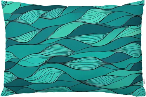 Vista 16 de EKOBLA Funda de almohada de arte abstracto, teñido anudado, amarillo, verde, rojo, diseño moderno y contemporáneo, pintura de tinta, decoración