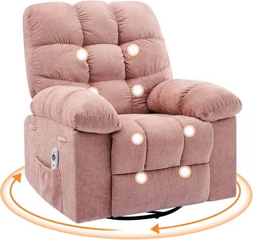 Vista 14 de Garvee Silla reclinable mecedora de 21.4 pulgadas, para sala de estar y Verde-1