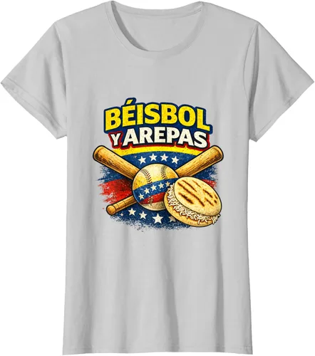 Vista 20 de Camiseta Beisbol y Arepas Venezuelas Baseball Pride Team 2026
